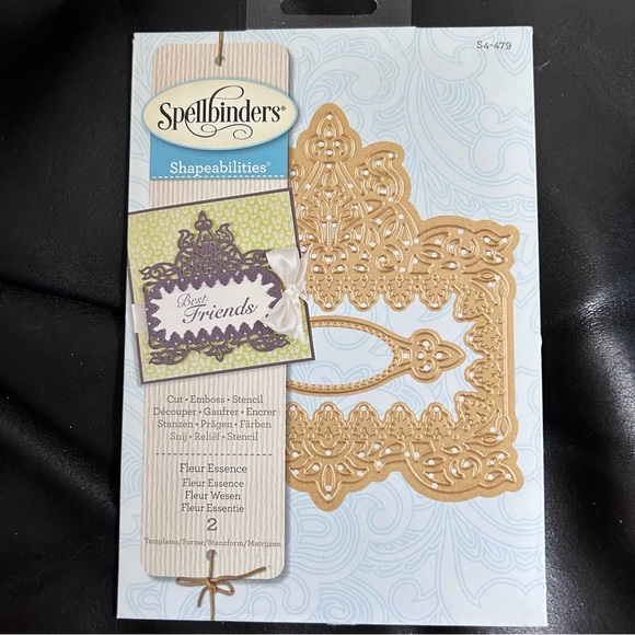 Spellbinders Shapeabilities FLEUR ESSENCE 2 pcs - Picture 1 of 5
